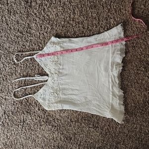 White,  One Step Up Cami